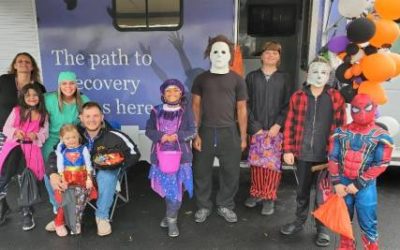 Trunk or treat! The Recovery Station hosts family event